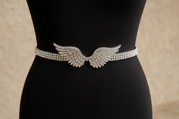 Rhinestone Angel Wing Belt: Sparkle & Style for Every Outfit