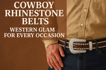Cowboy Rhinestone Belts: Western Glam for Every Occasion