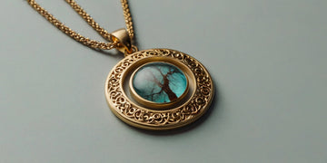 Close-up of multiple custom name necklaces in different fonts and metals