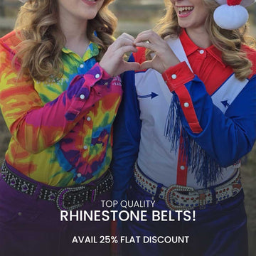 Western-Inspired Rhinestone Belts: A Modern Twist on Cowboy Fashion