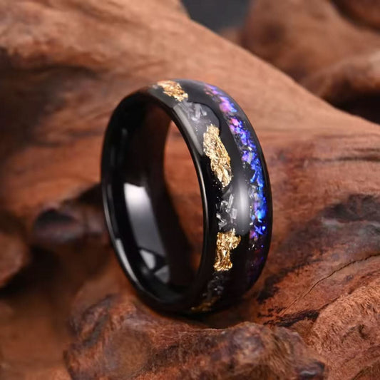 8MM Tungsten Carbide Stylish Men’s Ring-Tungsten Ring-The Rhinestone Belts