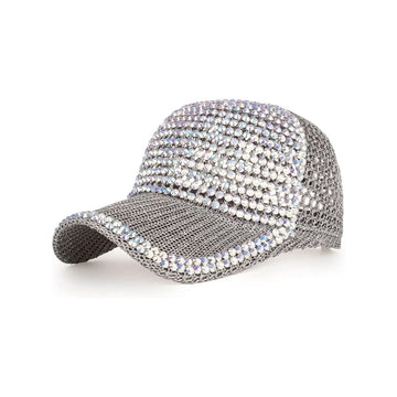 Fully Engraved Rhinestone Cap-Caps-The Rhinestone Belts