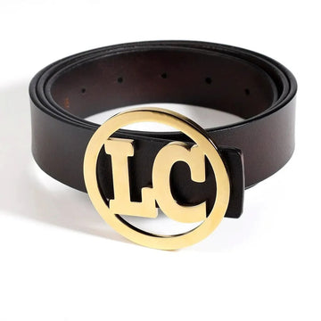 Personalized 2-Letter Name Belt Buckle-Custom Belt-The Rhinestone Belts