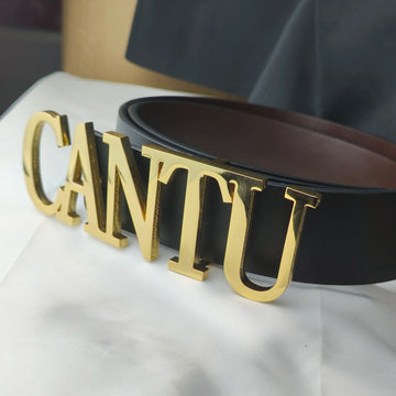 Frameless Custom Name Belt Buckle – Handmade, Personalized & Stylish-Custom Belt-The Rhinestone Belts