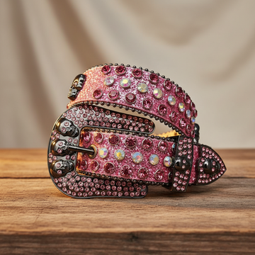 Best Pink Rhinestone Belts for Color Pop.