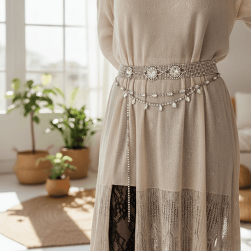 Best Rhinestone Chain Belts for Layered Outfits