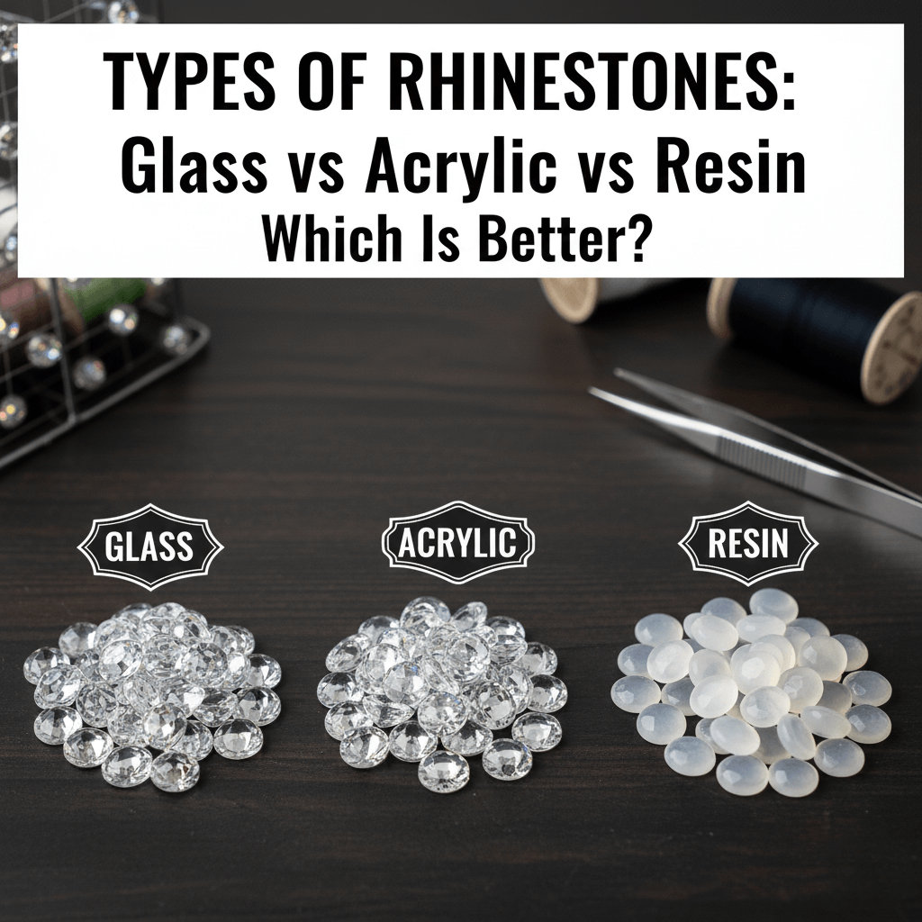 Vs Rhinestones Types of Rhinestones: Glass vs Acrylic vs Resin – Which Is Better?