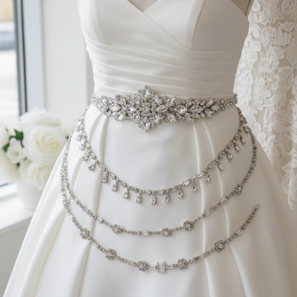 Best Rhinestone Belts for Wedding Dresses