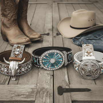 Best Western Rhinestone Belts for Cowgirl Outfits