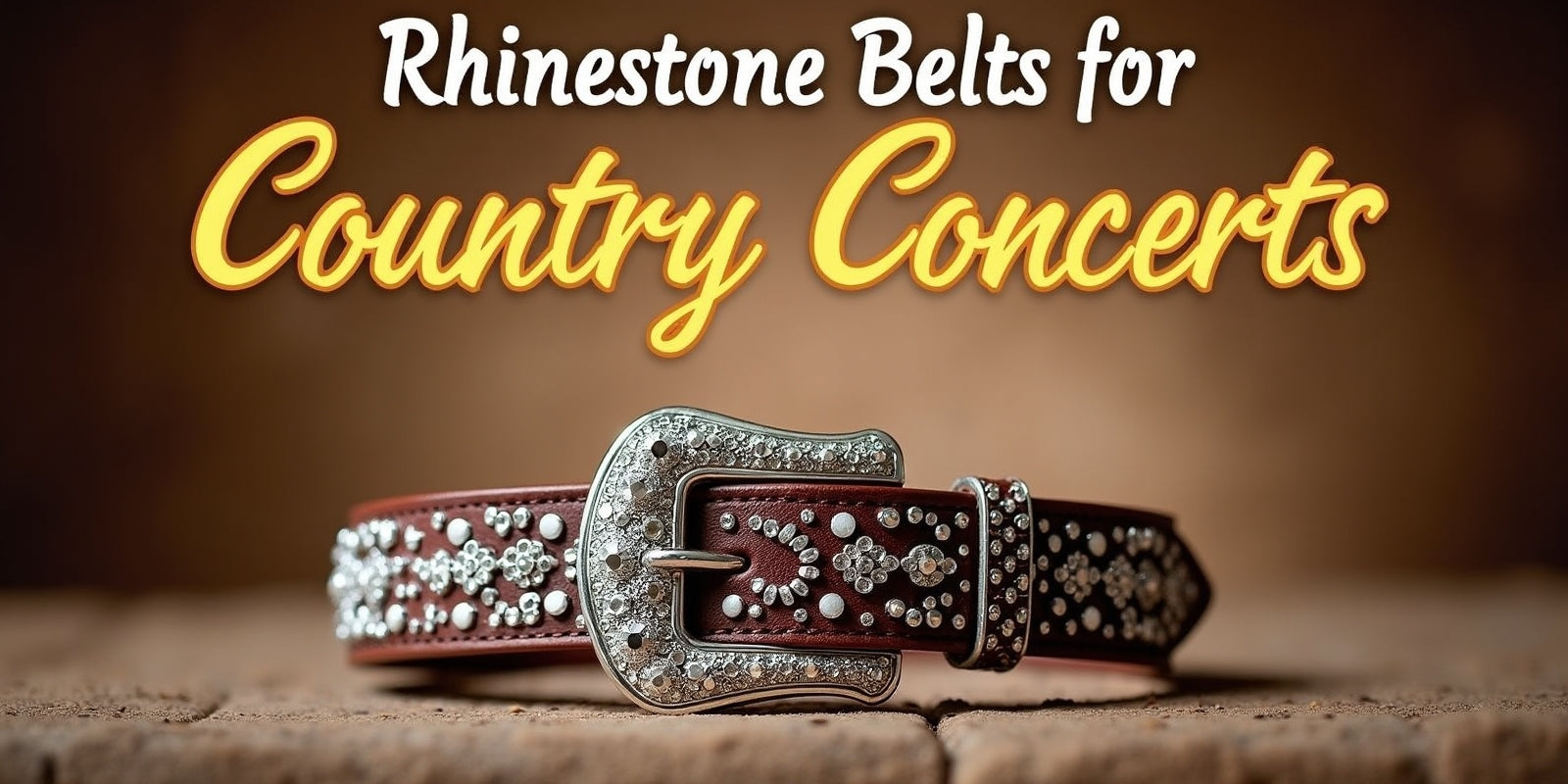 ✨ Rhinestone Belts for Country Concerts: Outfit Ideas & Styling Tips