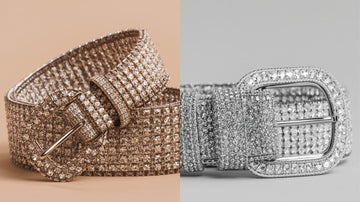 Designer Rhinestone Belts vs Budget Alternatives
