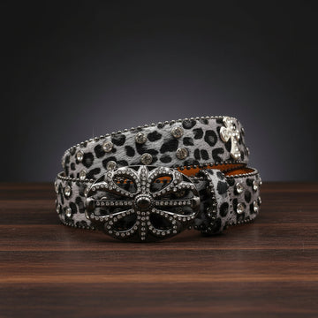 How to Style an Animal Print Rhinestone Belt