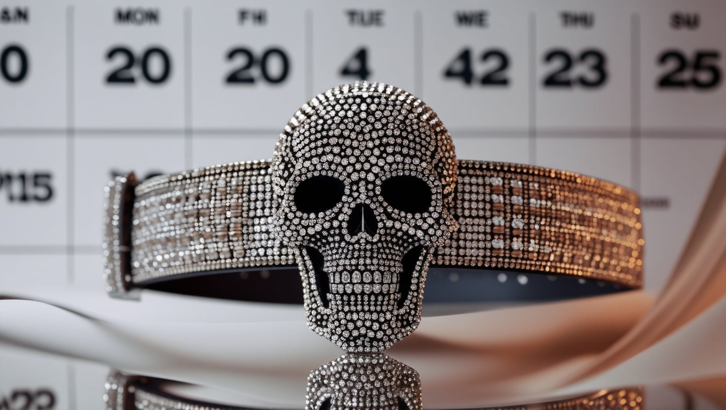 Styling Skull Buckle Belt Year-Round Fashion