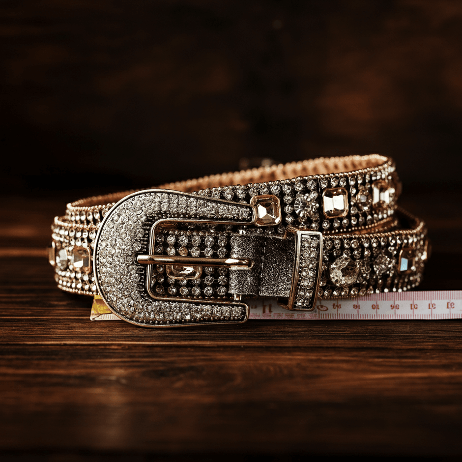 The Rhinestone Belts | Luxury Bling & Western Styles