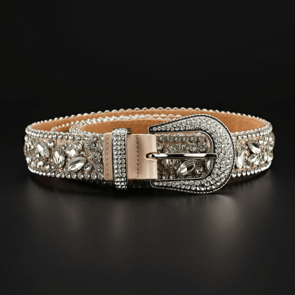 How We Design Rhinestone Belts That Last (and Sparkle)