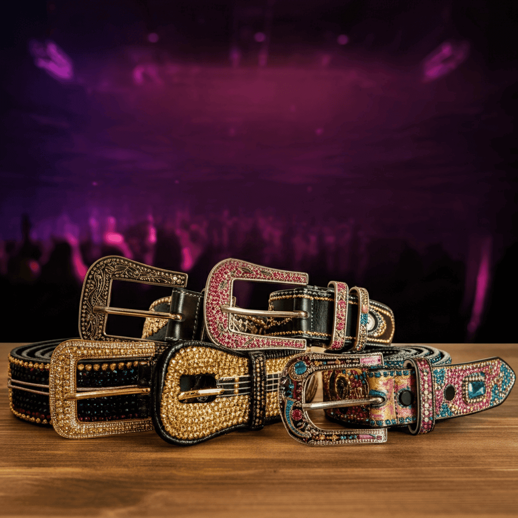 Rhinestone Belts for Concert Season: What to Wear in Each Genre