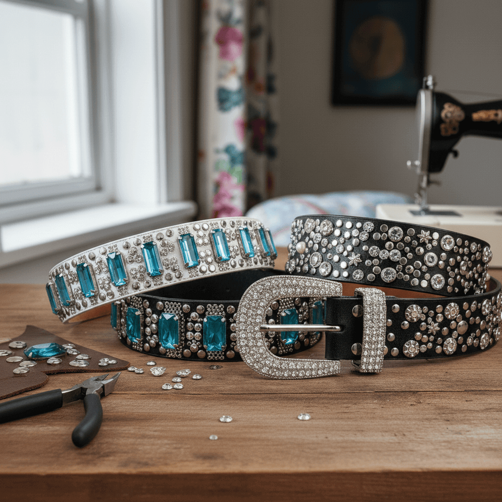 What are the Bedazzled Belts Called?