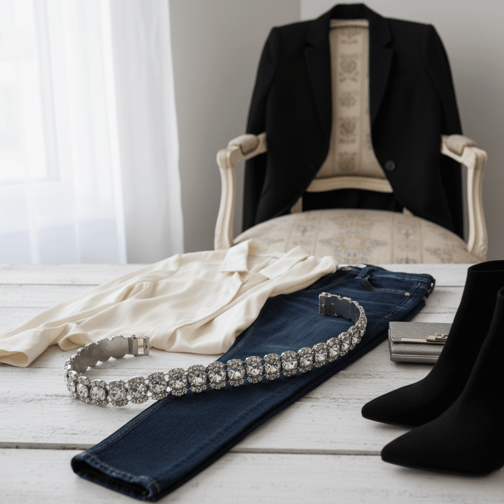 What to Wear with a Rhinestone Belt?