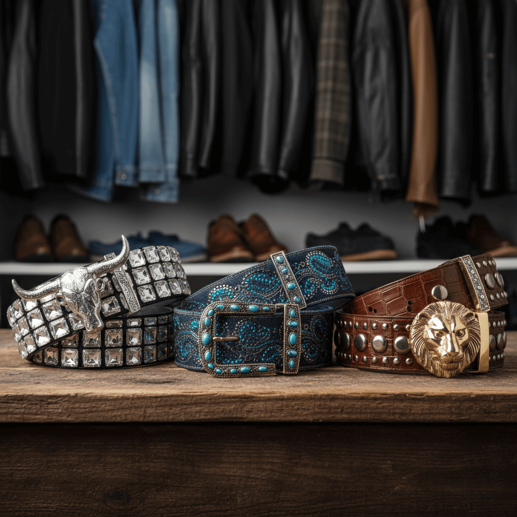 Best Rhinestone Belts for Men