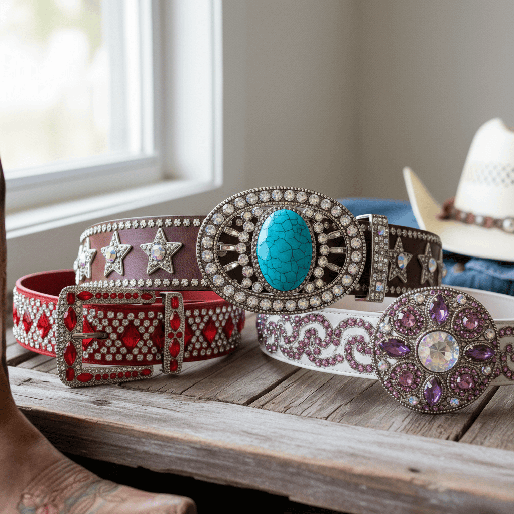 Best Western Rhinestone Belts for Cowgirl Outfits