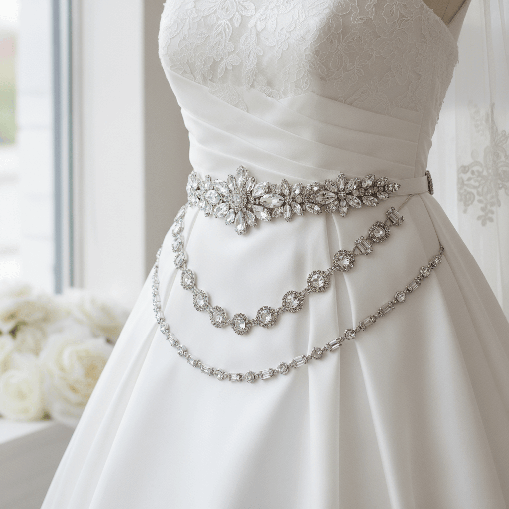 Best Rhinestone Belts for Wedding Dresses