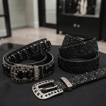 Best Black Rhinestone Belts for Any Outfit