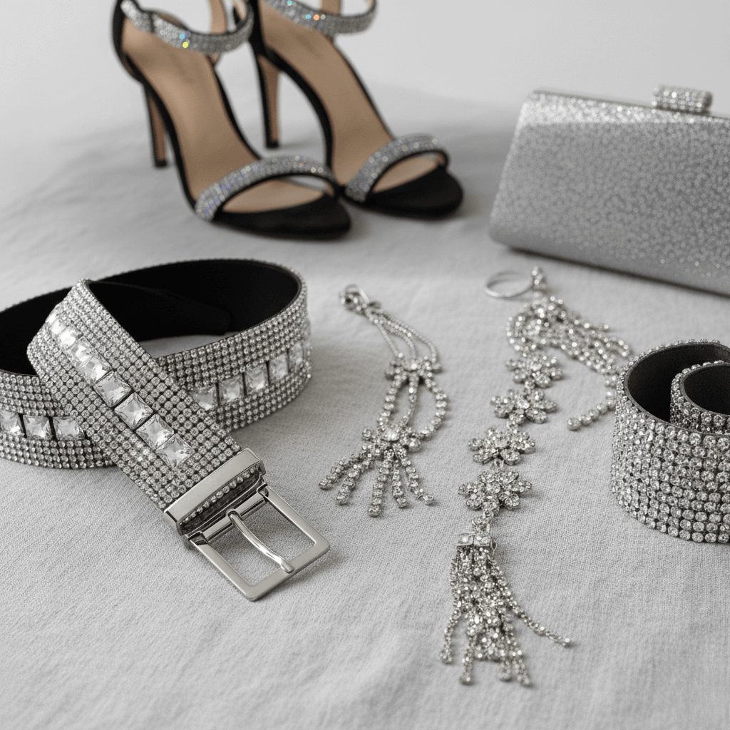 Best Silver Rhinestone Belts and How to Style Them