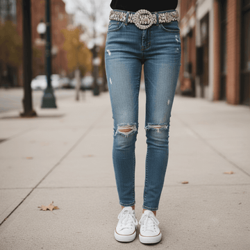 Can You Wear a Rhinestone Belt with Sneakers?