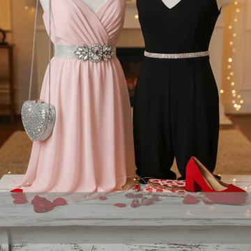 Valentine’s Looks with Sparkly Belts That Pop