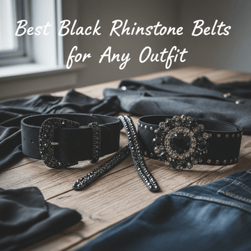 Best Black Rhinestone Belts for Any Outfit