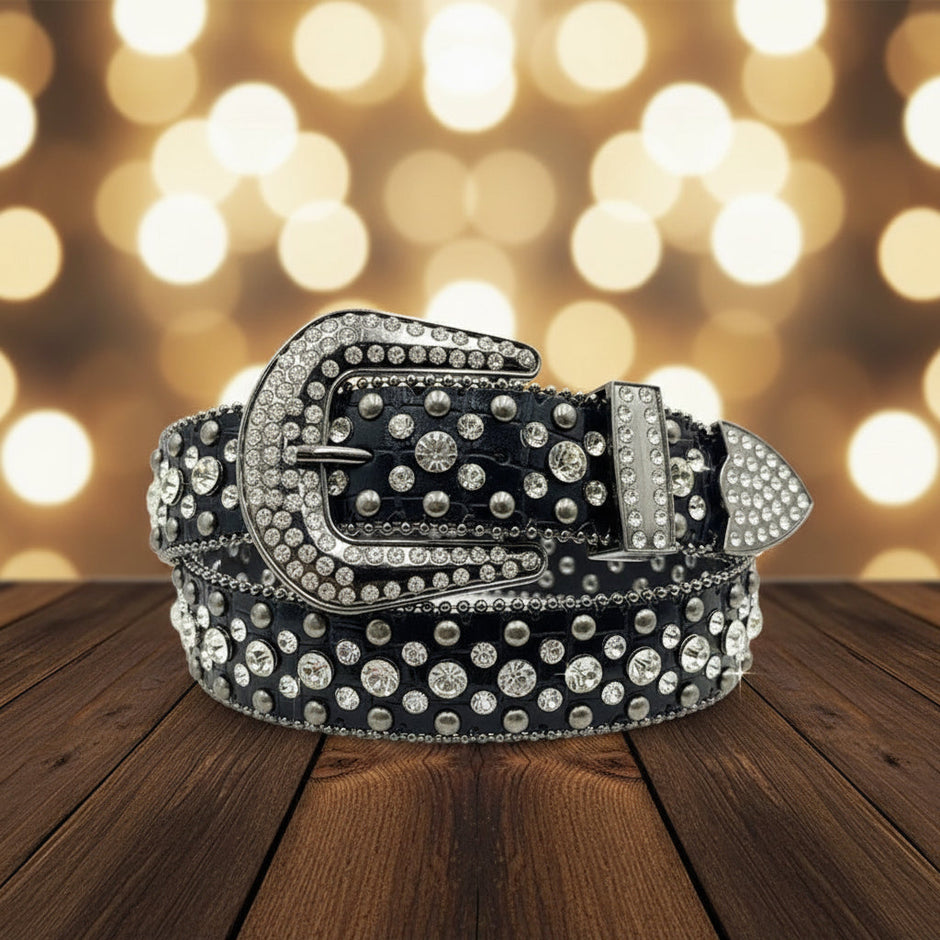 The Rhinestone Belts | Luxury Bling & Western Styles