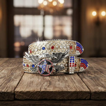 The Best Gold Rhinestone Belts for Milestone Birthdays