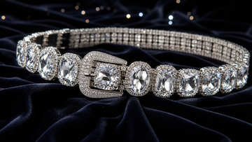 What rhinestone belt is best if I want sparkle that feels premium?