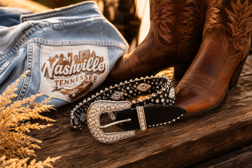 What is the best rhinestone belt for a Nashville trip outfit?
