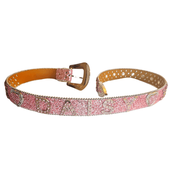 Personalized Custom Name Rhinestone Belt