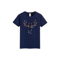 Markhor Print Rhinestone T-shirt-T-shirts-The Rhinestone Belts