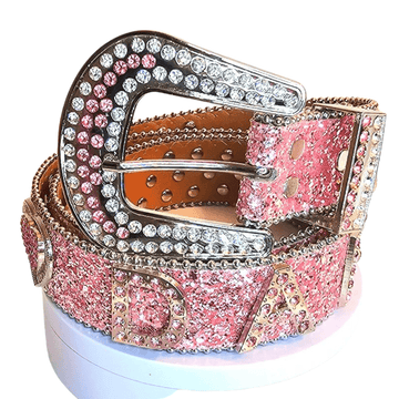 Personalized Custom Name Rhinestone Belt