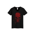 Hot Drill Skull Rhinestone T-shirt-T-shirts-The Rhinestone Belts
