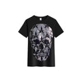 Shiny Rhinestone Skull T-shirt-T-shirts-The Rhinestone Belts