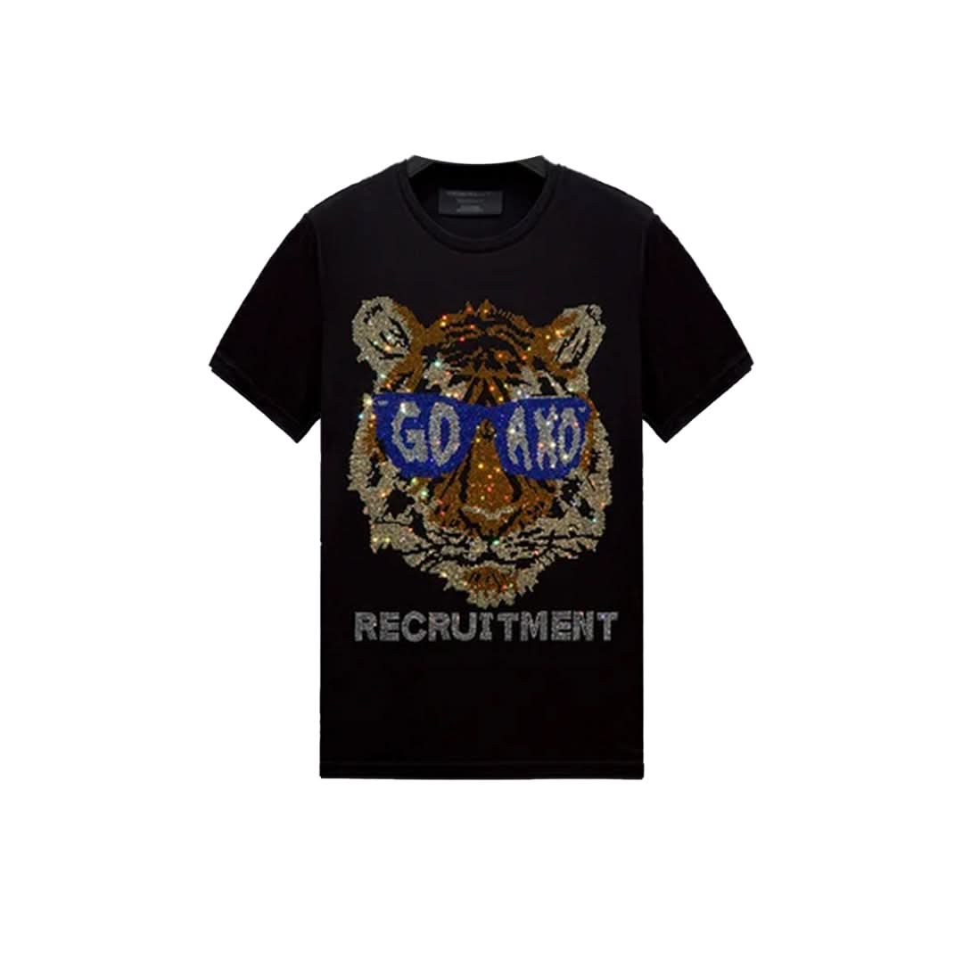 Tiger Swag Rhinestone T-shirt-T-shirts-The Rhinestone Belts