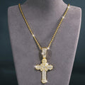 Premium Cross Pendant Rhinestone Necklace-Rhinestone Cross Pendants-The Rhinestone Belts