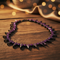 16MM Purple Tennis Chain with Dripping Water Shape