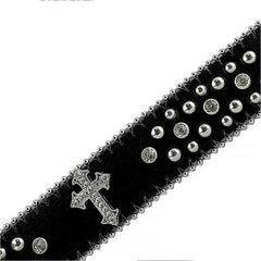 Western Bling Cross Symbol Rhinestone Belt