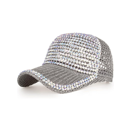 Fully Engraved Rhinestone Cap-Caps-The Rhinestone Belts