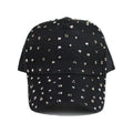 Sequins Studded Rhinestone Cap-Caps-The Rhinestone Belts