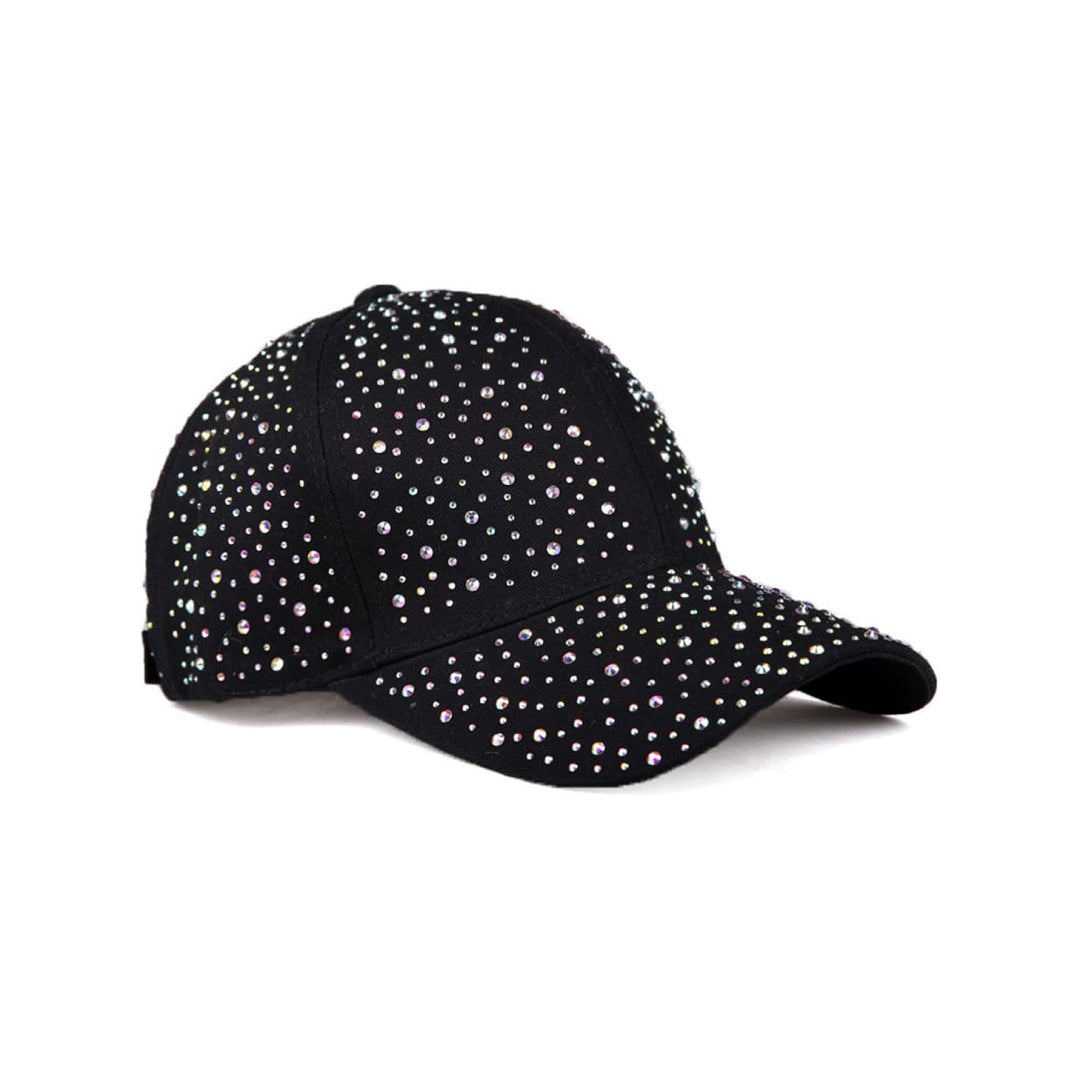 Multi Studded Rhinestone Cap-Caps-The Rhinestone Belts
