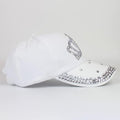 Crown Engraved Rhinestone Cap-Caps-The Rhinestone Belts