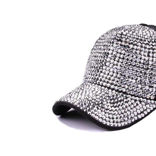 Front Engraved Rhinestone Cap-Caps-The Rhinestone Belts