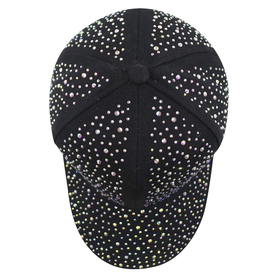 Multi Studded Rhinestone Cap-Caps-The Rhinestone Belts