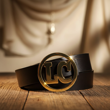Custom Name Belt Buckle – Personalized 2-Letter Monogram